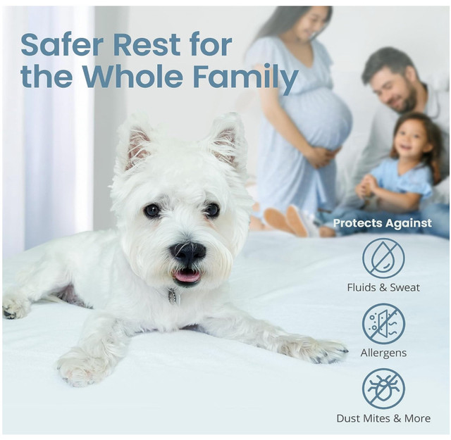 SafeRest Mattress Protector  in Bedding in City of Toronto - Image 3