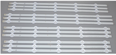 LED BACKLIGHT STRIPS  LG / Toshiba / Vizio 50” TVs LC500DUE-SFR2, View more