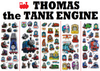THOMAS THE TANK ENGINE 3D puffy Stickers Wilbert Awdry Friends