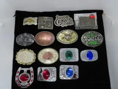 Large Assortment Of Belt Buckles, View more