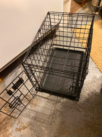 Steel Pet Crate Animal Cage Dog Cat Etc. 18"Lx15"H x12"W Approx.