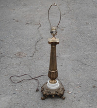 Vintage Brass Metal / Marble Lamps Desk / Table (Prices inside)