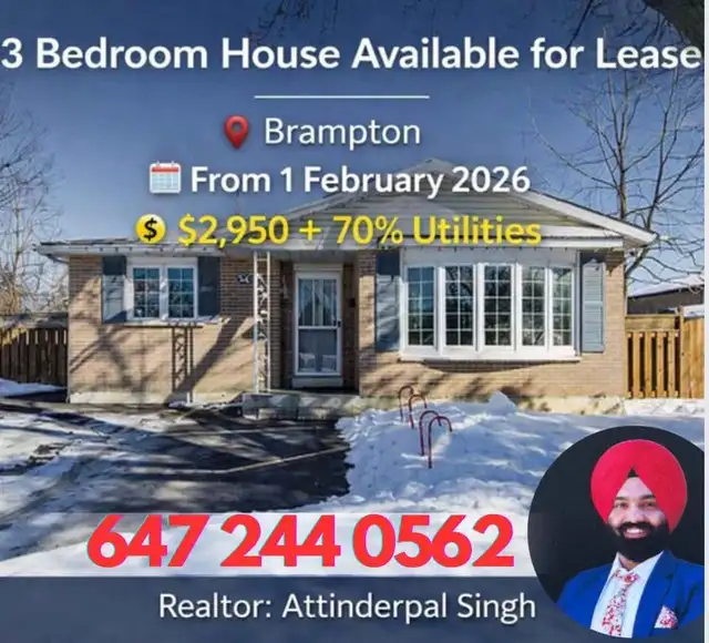 3 Bedroom House for Rent - Queen and Tobram rd