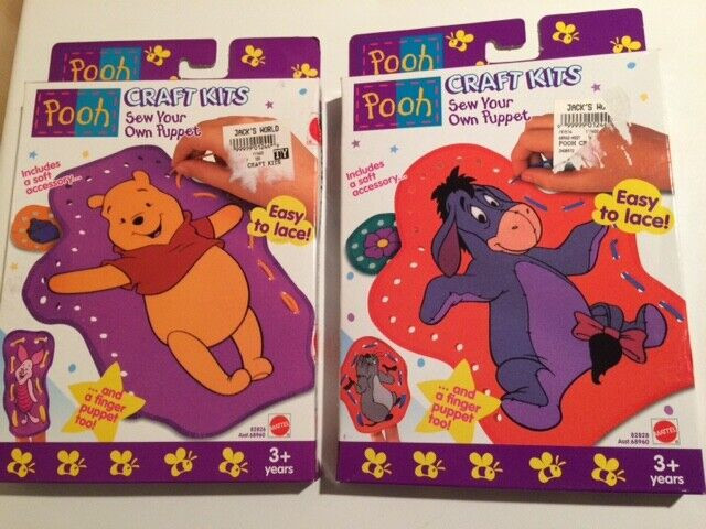 Disney Pooh / Eeyore Sew Hand Puppet Craft Kits in Toys & Games in City of Toronto