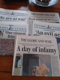 9 / 11 Twin Towers World Trade Centre Newspapers