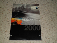 Lot of Vintage 2000's BMW Motorcycle color brochures