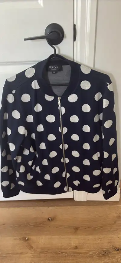 Ladies polka dot jacket, xl, View more