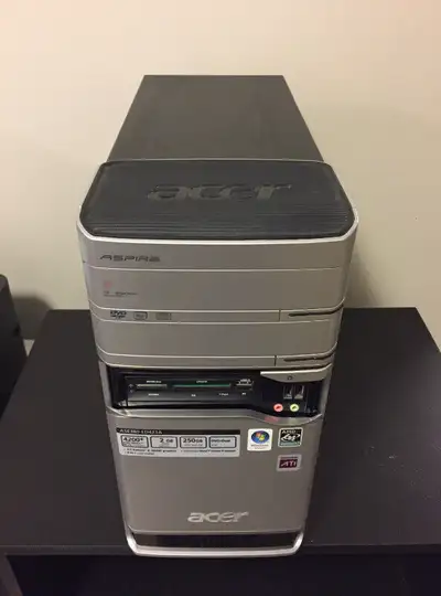 * Unit sold as is. It is mostly for reusable parts: Power Supply, DVD/CD Drive, Computer Case with B...