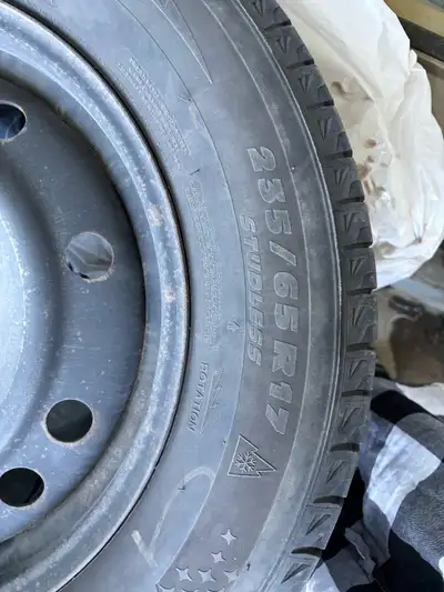 A set of Michelin winter tires. If interested please contact me.