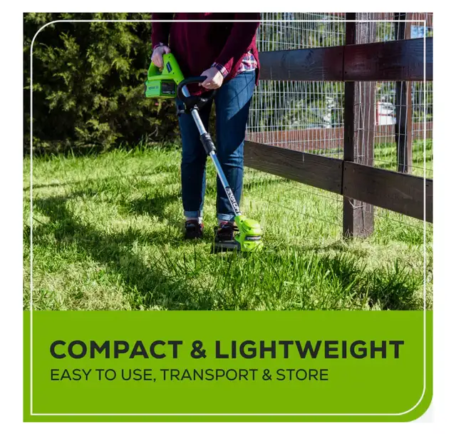 40V 12" String Trimmer, 2.0Ah STF309 6103 in Other in Windsor Region - Image 4