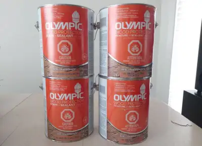 Teinture Olympic semi transparent COULEUR SEQUOIA REDWOOD, View more