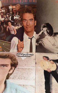 HUEY LEWIS AND THE NEWS - 4 RECORD COLLECTION - $20