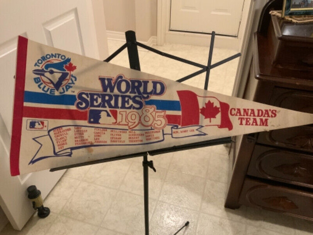Toronto Blue Jays VERY RARE 1985 World Series banner pennant in Arts & Collectibles in St. Catharines