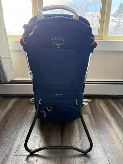 OSPREY Poco Child Carrier Blue & Raincover, View more