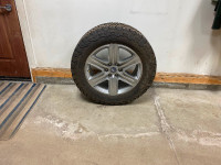 One rim with tire for sale