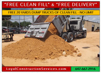FREE "CLEAN" FILL & FREE DELIVERY