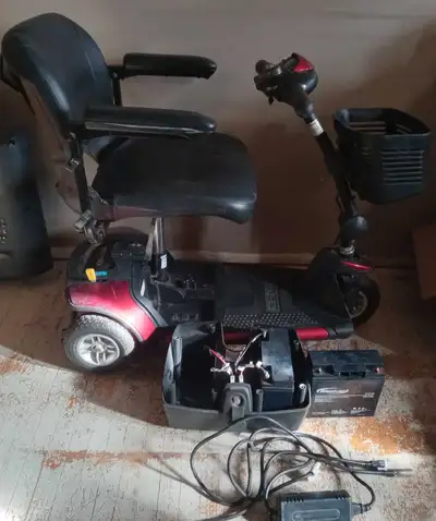 I have a GoGo elite traveler folding mobility scooter for sale brand new batteries $700