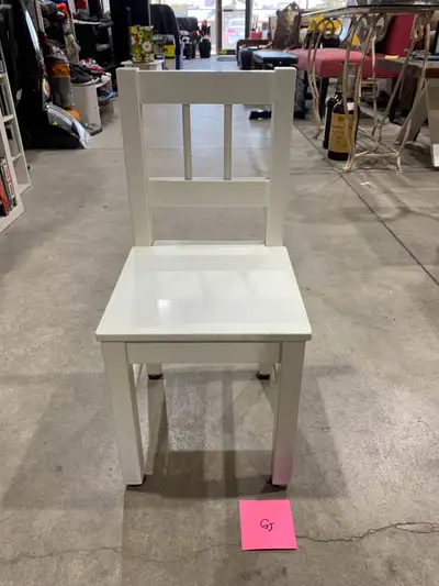 White Wooden Kids Chair, View more