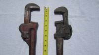 2 Older Pipe Wrenchs -  $15 for 2