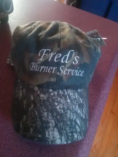 Fred's Burner Service Mossy Oak Brand Camo Hat, View more