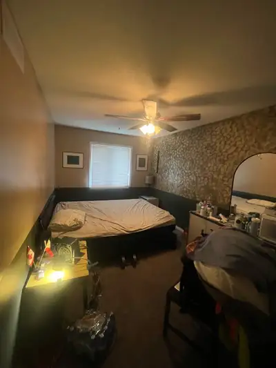 Fully Furnished as seen on the Picture, Queen Size bed, dresser, night stand, closet, shared bathroo...