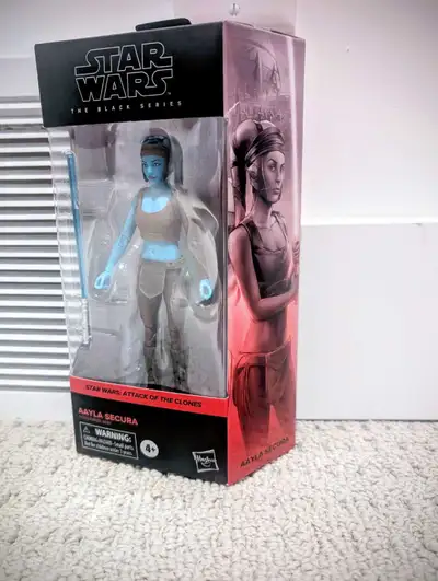 Star Wars Black Series Aayla Secura 6 inch action figure. From Star Wars: Attack of the Clones New i...