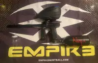 Paintball marker Empire Mini GS black, paintball setup
