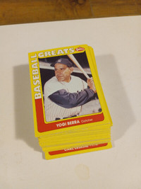 Baseball Cards Hall of Famers Berra,Brock,Drysdale Etc Lot of 74