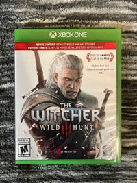 The Withcher 3 Wild Hunt, (CIB) Includes stickers! - Xbox One