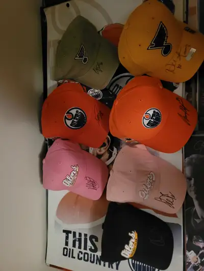 Signed NHL Hats, View more