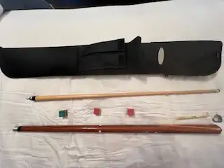 Pool Cue and travel case, View more