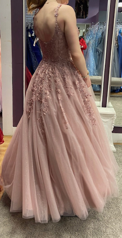 Beautiful Rose Quartz Prom Dress From Alyssa's Bridal in Women's - Dresses & Skirts in City of Halifax - Image 3