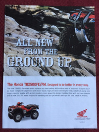 2006 Honda TRX500FE/FM Original Ad