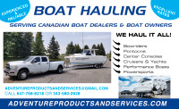 Boat, RV, Car, Hauling, TRANSPORT