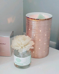 Full size etched core rose gold scentsy warmer bnib