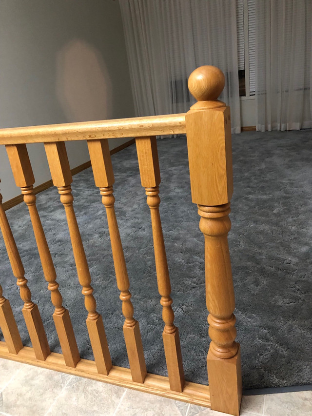 Real Oak  Railing Piece $55 in Other in Prince Albert - Image 3