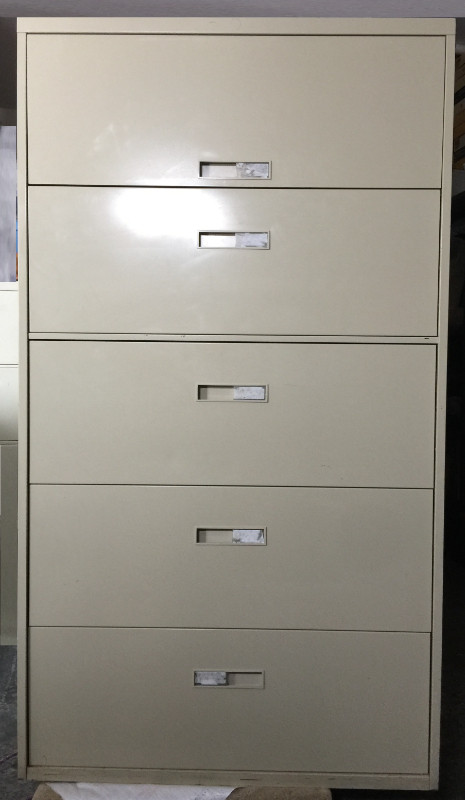Metal 5 Drawer Lateral File Cabinet W.36"xH.64.5”xD.18” Like New in Other in Stratford - Image 3