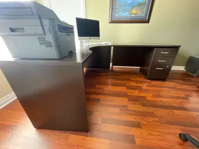 Corner office desk and chair , View more