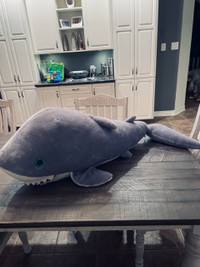 "HUG & LUV" giant shark stuffie in great condition & clean