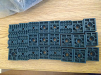 STAUFF PLASTIC HYDRAULIC CLAMP 57 pieces and 10 rubber mounts