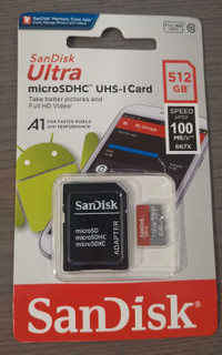 SanDisk Microsd 512gb