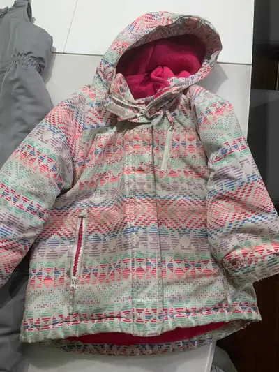 Girl's Place Snow Jacket, Gloves, and Snow Pants - Size 5/6, View more