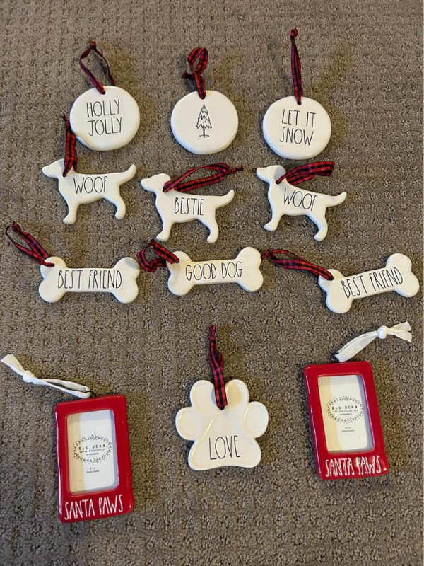 Rae Dunn Christmas Ornaments  in Holiday, Event & Seasonal in Kawartha Lakes