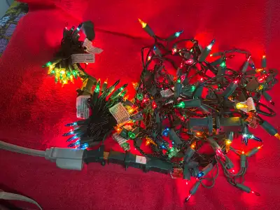 6 strings of Christmas Lights, View more