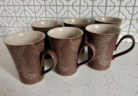 Denby Flourish Mugs~ Set of 6