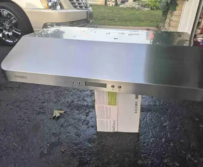 stainless steel range hood, View more