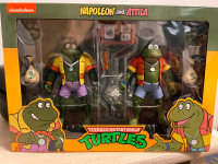 NECA TMNT Cartoon Napoleon and Attila Frogs 2 Pack