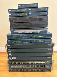Cisco gear (Routers, Switches and Firewalls) 