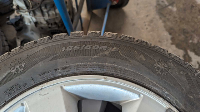 15" 4x114.3 Wheels with Studded Tires in Other in Regina - Image 3