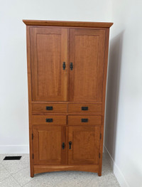 Solid wood, Canadian maple armoire